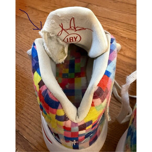 2015 Nike Kyrie 2 Rainbow Multicolor Basketball Shoes US Size 7, Model 820537-68 - Picture 5 of 11